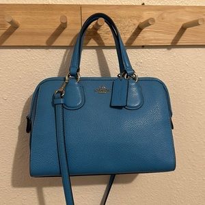 Coach Purse - Blue - Crossbody Strap